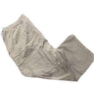 NWT Men’s Old Navy Beige Khaki Pants Size 4XL Comfort Elastic Waist Band